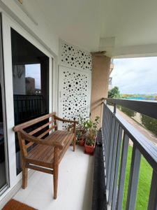 Balcony Image of 1730 Sq.ft 3 BHK Apartment / Flat for rent in Alekhya Palm Woods, Financial District Hyderabad for Rs. 62000