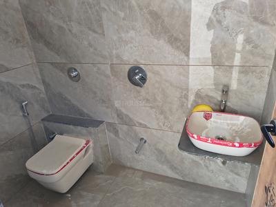 Bathroom Image of 950 Sq.ft 3 BHK Independent House for sale in Bandhan Gulmohar Woods, Ghanteshwer Rajkot for Rs. 7250000