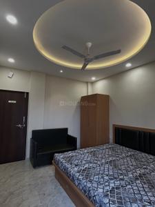 Bedroom Image of 450 Sq.ft 1 RK Builder Floor for rent in Mahalakshmi Nagar Indore for Rs. 13000