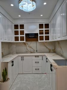 Kitchen Image of 810 Sq.ft 3 BHK Apartment / Flat for sale in Grover Elegant Floors by Grover Builders, Dwarka Mor New Delhi for Rs. 4600001