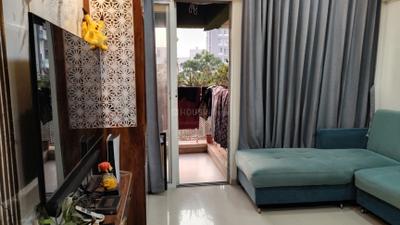 Living Room Image of 500 Sq.ft 1 BHK Apartment / Flat for rent in Mantra Essence, Undri Pune for Rs. 20000