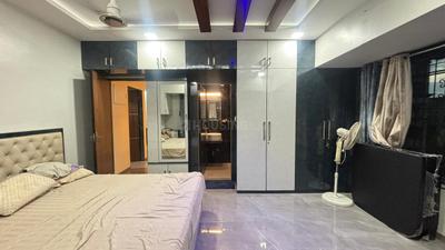 Bedroom Image of 1200 Sq.ft 2 BHK Apartment / Flat for rent in Neelkanth Residency, Seawoods Navi Mumbai for Rs. 75000