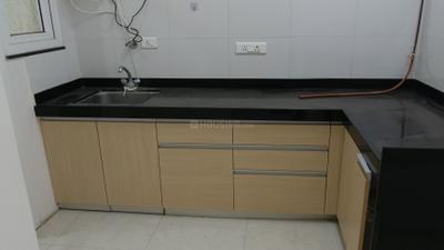 Kitchen Image of 720 Sq.ft 1 BHK Apartment / Flat for rent in Godrej Infinity, Mundhwa Pune for Rs. 26000