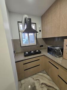 Kitchen Image of 550 Sq.ft 1 BHK Independent House for rent in Ramesh Nagar New Delhi for Rs. 21500
