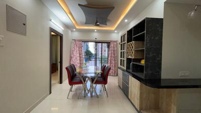 Dining Area Image of 1200 Sq.ft 3 BHK Apartment / Flat for rent in DTC Southern Heights, Joka Kolkata for Rs. 32000