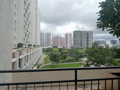 Balcony Image of 850 Sq.ft 1 BHK Apartment / Flat for rent in Godrej Infinity, Mundhwa Pune for Rs. 30000