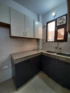 Kitchen Image of 800 Sq.ft 1 BHK Builder Floor for rent in Sector 46 Gurgaon for Rs. 22500