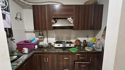 Kitchen Image of 680 Sq.ft 1 BHK Apartment / Flat for rent in UCHDPL Swamanorath, Wave City Ghaziabad for Rs. 18500