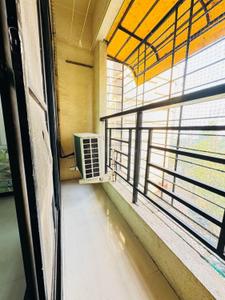 Balcony Image of 561 Sq.ft 2 BHK Apartment / Flat for rent in Virat Green Avenue, Shilphata Thane for Rs. 22000