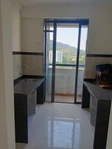 Kitchen Image of 500 Sq.ft 1 BHK Apartment / Flat for rent in DSS Mahavir Spring, Thane West Thane for Rs. 30000