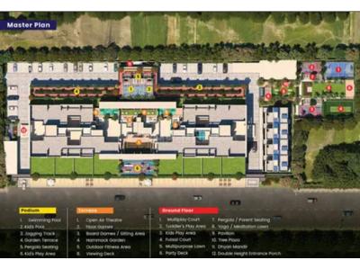 Image of 1345 Sq.ft 3 BHK Apartment / Flat for sale in Garve Akshara Grandeur, Punawale, Pune for Rs. 8700000