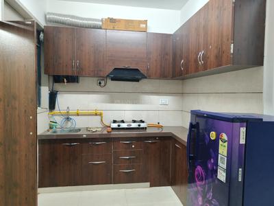 Kitchen Image of 1600 Sq.ft 2 BHK Apartment / Flat for rent in Aatrey Ivaan 6, Nana Chiloda Ahmedabad for Rs. 22500