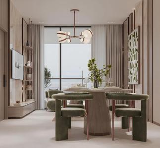 Hall Image of 409 Sq.ft 1 RK Apartment / Flat for sale in Dubailand Dubai for Rs. 17134428