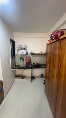 Kitchen Image of 800 Sq.ft 1 BHK Builder Floor for rent in Indra Puri Colony Indore for Rs. 13500