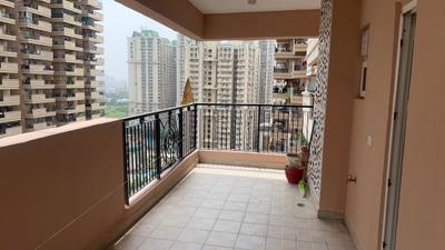 Balcony Image of 1150 Sq.ft 3 BHK Apartment / Flat for rent in Gaurs Siddhartham, Siddharth Vihar Ghaziabad for Rs. 27000