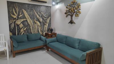 Living Room Image of 2000 Sq.ft 3 BHK Apartment / Flat for rent in Tulsi Shyam Saanvi, Chandkheda Ahmedabad for Rs. 42000