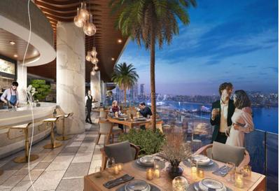 Balcony Image of 818 Sq.ft 1 BHK Apartment / Flat for sale in Damac Bay s Edge by Damac Properties, Dubai Harbour Dubai for Rs. 88400000
