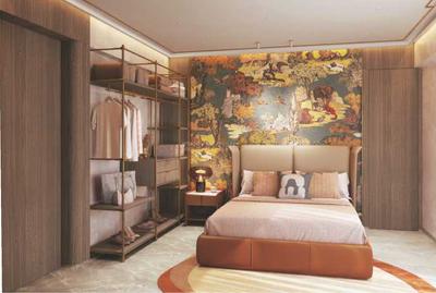 Bedroom Image of 2250 Sq.ft 3 BHK Apartment / Flat for sale in Chandarana The Aayansh, Adalaj Gandhinagar for Rs. 10500000
