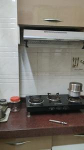 Kitchen Image of 450 Sq.ft 1 BHK Apartment / Flat for rent in Vashi Navi Mumbai for Rs. 25000