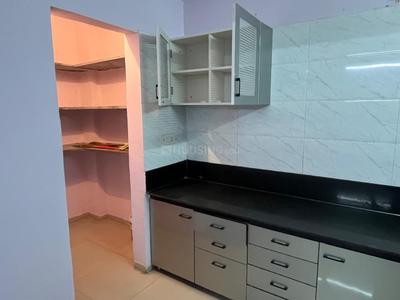 Kitchen Image of 950 Sq.ft 3 BHK Apartment / Flat for rent in Avirat Silver Gardenia, Gota Ahmedabad for Rs. 31000