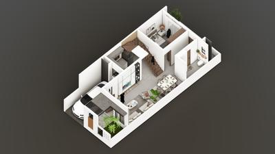 Floor Plan Image of 2073 Sq.ft 3 BHK Independent House for sale in Hinjawadi Pune for Rs. 18900000