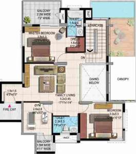 Image of 1273 Sq.ft 3 BHK Apartment / Flat for sale in 22 And Crest, Yeswanthpur, Bengaluru for Rs. 25000000