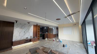 Living Room Image of 3500 Sq.ft 4 BHK Apartment / Flat for rent in The Gate, Raysan Gandhinagar for Rs. 65000