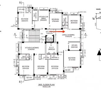 Image of 1240 Sq.ft 3 BHK Apartment / Flat for sale in Narendrapur, Kolkata for Rs. 4195000