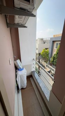 Balcony Image of 1500 Sq.ft 1 BHK Apartment / Flat for rent in Mahalakshmi Nagar Indore for Rs. 20000