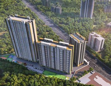 Image of 750 Sq.ft 2 BHK Apartment / Flat for sale in Kasarvadavali, Thane for Rs. 8900000