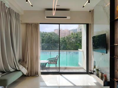 Living Room Image of 729 Sq.ft 2 BHK Apartment / Flat for rent in ACME Ozone Phase 2, Thane West Thane for Rs. 39000