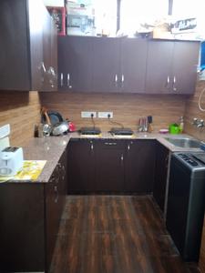 Kitchen Image of 500 Sq.ft 1 RK Studio for rent in Sector 46 Noida for Rs. 25000