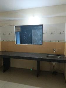 Kitchen Image of 650 Sq.ft 1 BHK Apartment / Flat for rent in Dhanori Pune for Rs. 15000
