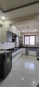 Kitchen Image of 2844 Sq.ft 4 BHK Apartment / Flat for sale in Raison Casa Elite, Chharodi Ahmedabad for Rs. 22100000