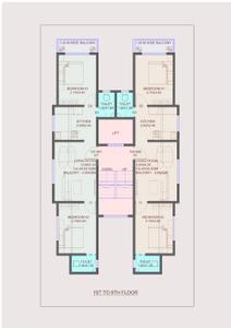 Image of 900 Sq.ft 2 BHK Apartment / Flat for sale in Oswal Bhoomi, Palghar, Mumbai for Rs. 3700000