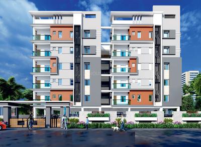 Image of 1099 Sq.ft 2 BHK Apartment / Flat for sale in Sanjana Padmavathi Pride, Narapally, Hyderabad for Rs. 5720000