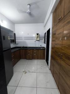 Kitchen Image of 1200 Sq.ft 3 BHK Apartment / Flat for rent in Seven 9 Sky, Chhani Vadodara for Rs. 17000