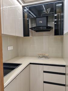 Kitchen Image of 600 Sq.ft 2 BHK Apartment / Flat for sale in Hans Builders Floor, Dwarka Mor New Delhi for Rs. 3800000