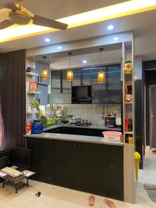 Kitchen Image of 768 Sq.ft 3 BHK Apartment / Flat for sale in Vashisth Heights, Sector 87 Faridabad for Rs. 7000000