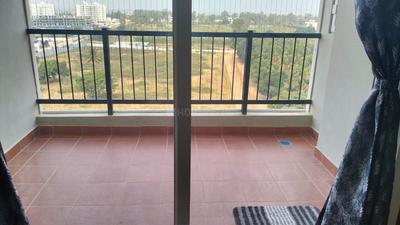 Balcony Image of 1460 Sq.ft 3 BHK Apartment / Flat for rent in UKN Belvedere By UKN Airport District Phase 1, Navarathna Agrahara Bengaluru for Rs. 60000