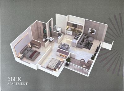 Image of 1300 Sq.ft 3 BHK Apartment / Flat for sale in Sai Siddha Lenora, Ravet, Pune for Rs. 7450000