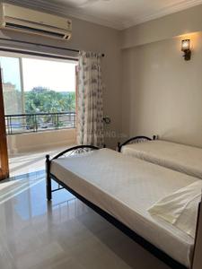 Bedroom Image of 1300 Sq.ft 3 BHK Apartment / Flat for rent in Models Mystique, Panjim Goa for Rs. 110000