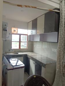 Kitchen Image of 485 Sq.ft 1 BHK Apartment / Flat for rent in Goleta Alwar for Rs. 10000