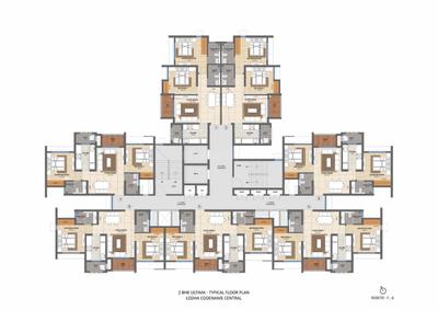 Image of 800 Sq.ft 2 BHK Apartment / Flat for sale in Lodha Casa Belvedere, Dombivli East, Thane for Rs. 7500000