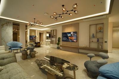 Hall Image of 1600 Sq.ft 3 BHK Apartment / Flat for sale in Adani Ten BKC, Bandra East Mumbai for Rs. 68000000