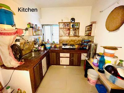 Kitchen Image of 1500 Sq.ft 3 BHK Apartment / Flat for rent in Hengrabari Guwahati for Rs. 30000