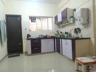 Kitchen Image of 715 Sq.ft 1 BHK Apartment / Flat for rent in Hebbal Bengaluru for Rs. 21000