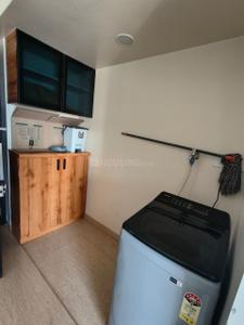 Kitchen Image of 640 Sq.ft 1 RK Studio for rent in Lodha Belmondo, Gahunje Pune for Rs. 35000