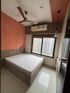 Bedroom Image of 900 Sq.ft 3 BHK Apartment / Flat for rent in Kavisha Aer, Shela Ahmedabad for Rs. 42000