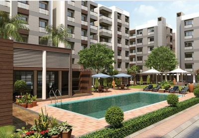 Image of 1359 Sq.ft 2 BHK Apartment / Flat for rent in Avirat Silver Gardenia, Gota, Ahmedabad for Rs. 28000